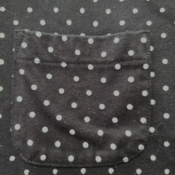 Shenanigans Womens Button Down Multi-Color Size Large Cotton Blend Short Sleeve - Picture 10 of 12